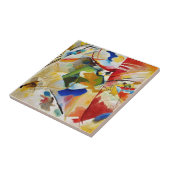 の絵画とグリーンセンターby Wassily Kandinsky タイル (側面)