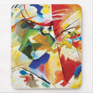 の絵画とグリーンセンターby Wassily Kandinsky マウスパッド