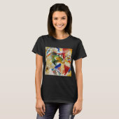 の絵画とグリーンセンターby Wassily Kandinsky Tシャツ (正面フル)