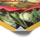 の絵画イースター卵レッドヴィンテージイースター ポスター (角)