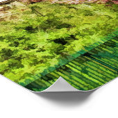 の絵画エッフェル塔 ポスター (角)