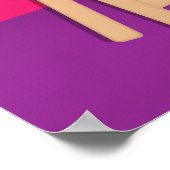 の絵画キッズアートルームクラスの規則 ポスター (角)