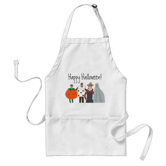 の絵画コスチュームの子ども、ハッピーハローウィンエプロン スタンダードエプロン (正面)