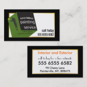 の絵画サービス予算カラフル値新しいキューブ 名刺 (正面/裏面)