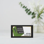 の絵画サービス予算カラフル値新しいキューブ 名刺 (スタンド正面)