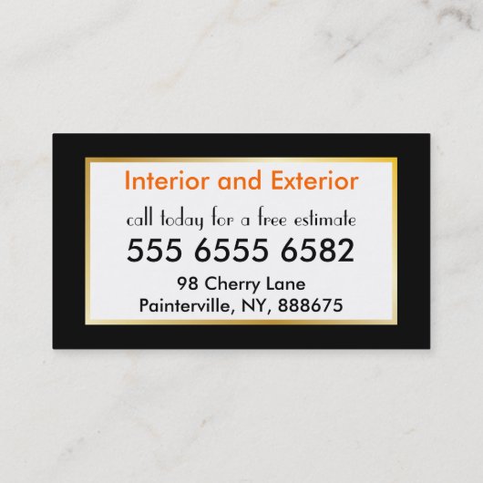 の絵画サービス予算カラフル値新しいキューブ 名刺 (裏面)