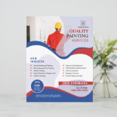 の絵画サービス会社の販売促進チラシ (スタンド正面)