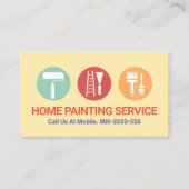 の絵画ツールブラシパステルの色 名刺 (正面)