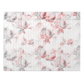 の絵画バラRed Legal Notepad ノートパッド (正面)