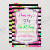 の絵画パーティの招待状,アートパーティー,招待状 招待状 (正面/裏面)