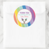 の絵画パーティーサークルシール ラウンドシール (バッグ)