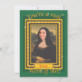 の絵画パーティーフォト招待状とフレファンシーーム 招待状 (正面)