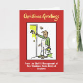 の絵画会社の飾クリスマスカード シーズンカード (正面)