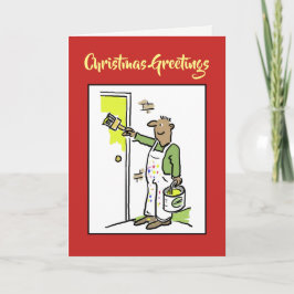 の絵画会社の飾クリスマスカード シーズンカード