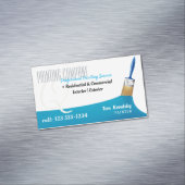 の絵画会社 |プロフェッショナルスカイブルー マグネット名刺 (インサイチュ)