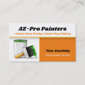 の絵画会社 | AZ-Pro Painters名刺 名刺 (正面)