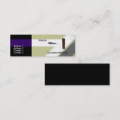 の絵画名刺 スキニー名刺 (正面/裏面)