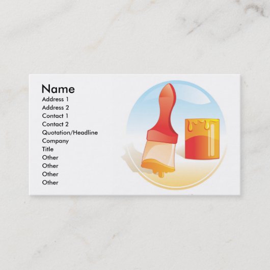 の絵画名刺 名刺 (正面)