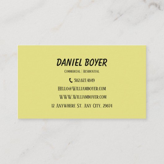 の絵画名刺 名刺 (裏面)