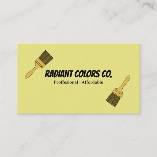 の絵画名刺 名刺 (正面)