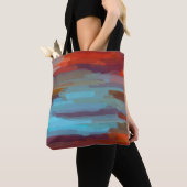 の絵画抽象芸術#23 トートバッグ (クローズアップ)
