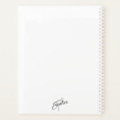 の絵画木の芸術 プランナー手帳 (裏面)