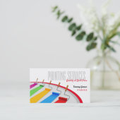 の絵画業務 |ロー絵を描ラ 名刺 (スタンド正面)