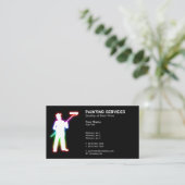 の絵画業務 |画家ブラック 名刺 (スタンド正面)