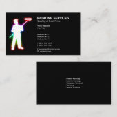 の絵画業務 |画家ブラック 名刺 (正面/裏面)
