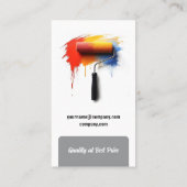 の絵画業務 |画家 名刺 (裏面)