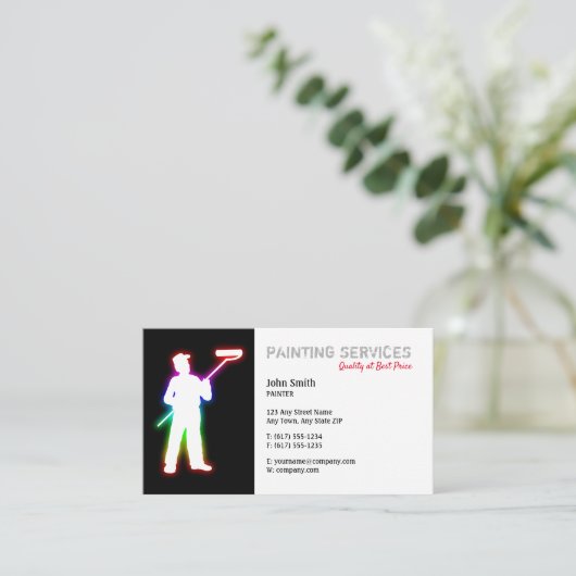 の絵画業務 |絵師名刺 名刺 (スタンド正面)