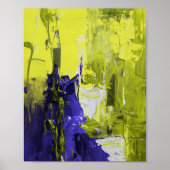 の絵画波打ったウォールアートだ ポスター (正面)