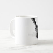 の絵画画家サービス会社ブラシパープル コーヒーマグカップ (正面左)