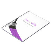 の絵画画家サービス会社ブラシパープル ノートブック (左側)