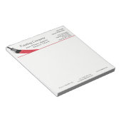 の絵画画家サービス会社ブラシレッド ノートパッド (アングル)