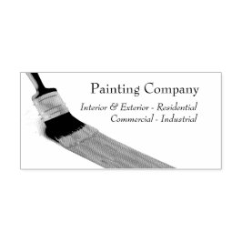 の絵画画家サービス会社ブラシ ラバースタンプ