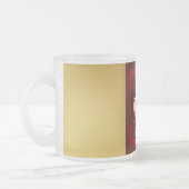 の絵画竹中国の枠ぶた年2019 F Mug フロストグラスマグカップ (左)