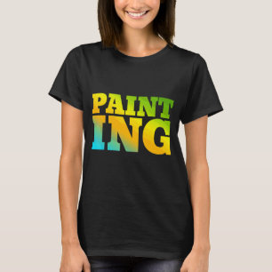 の絵画自然色で設計 Tシャツ