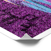 の絵画若いコンテンポラリー女性2 ポスター (角)