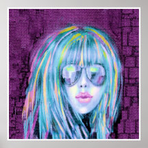 の絵画若いコンテンポラリー女性2