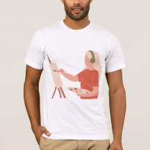 の絵画tシャツ