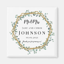 の緑の磁エレガント石に感謝結婚: マグネット