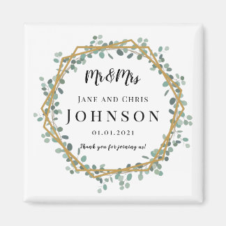 の緑の磁エレガント石に感謝結婚: マグネット