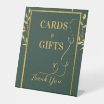 の緑の高級アクリル基台のサイン結婚または