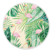 ★の美しいフラミンゴ セラミックノブ (正面)