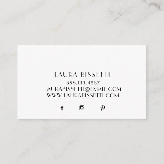 ★の美しい美容師 名刺 (裏面)