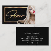 ★の美しい美容院 名刺 (正面/裏面)