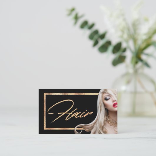 ★の美しい美容院 名刺 (スタンド正面)