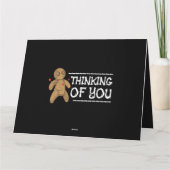 の考えあなたの人形のハローウィンパーティの不気味トリック カード (裏面)