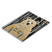 の考えかわいいクマの抱擁 ノートブック (左側)